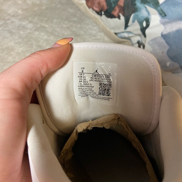 Air Jordan 1 Low White Multi-Colour - Picture 5 of 5